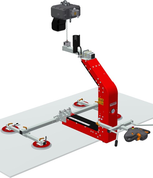 Ventouse de manutention avec manomètre, Ventouses de levage et de  manutention