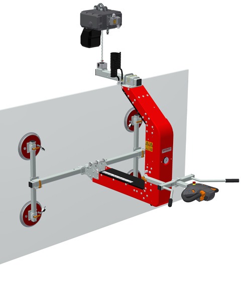 HBM Porte-verre / Ventouse avec 4 têtes et une capacité de charge