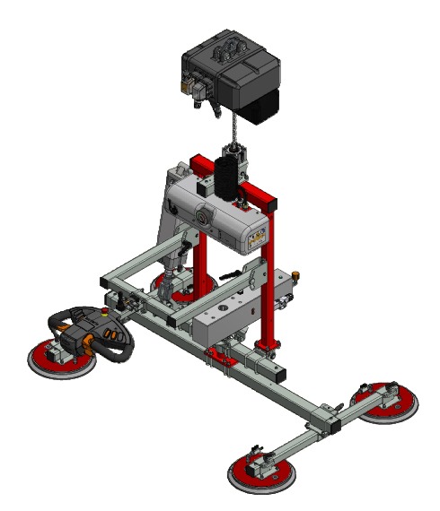 Chariot de levage pour vitrage : Devis sur Techni-Contact - Palonnier à ventouse  pour vitrage