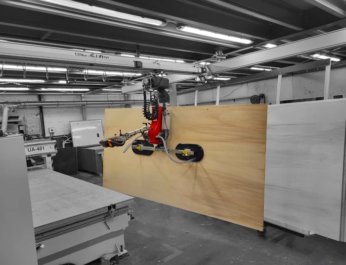 Basculeur de panneaux bois