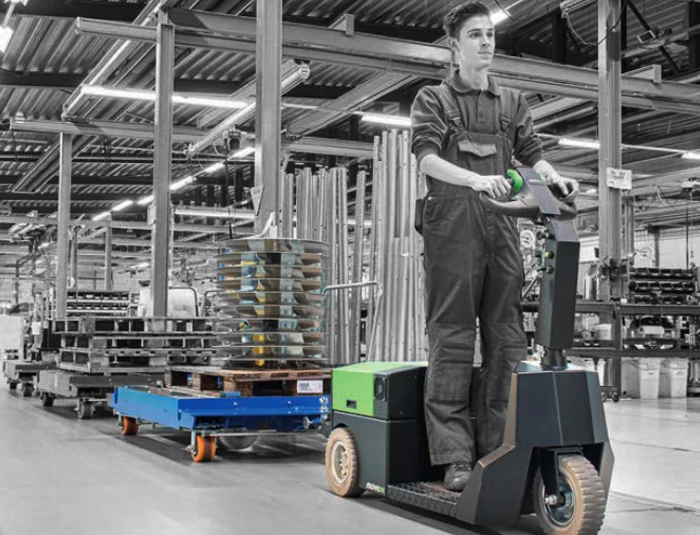 timon électrique conducteur embarqué