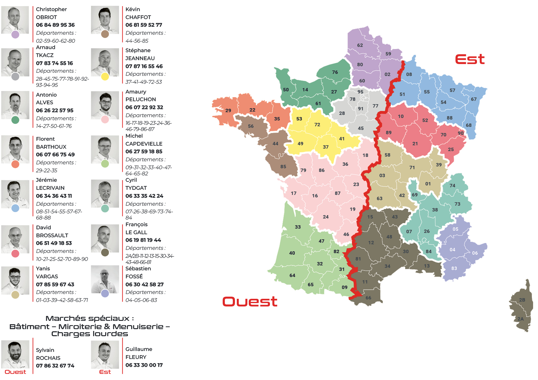 Carte commerciale site