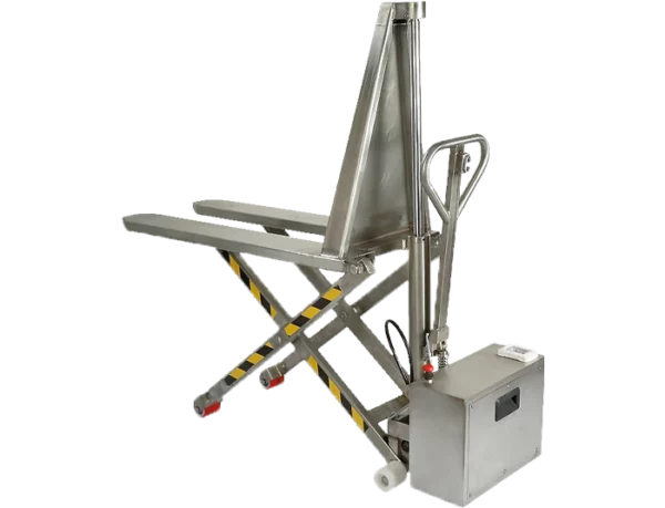 Transpalette haute levée acier inoxydable